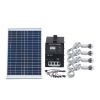 30w solar dc fan solar power dc system lighting home/outdoor