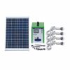 30w solar home/outdoor lighting system with usb interface